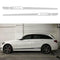 2pcs Car Side Body Vinyl Decals Long Stripe Stickers for Mercedes-Benz(Grey