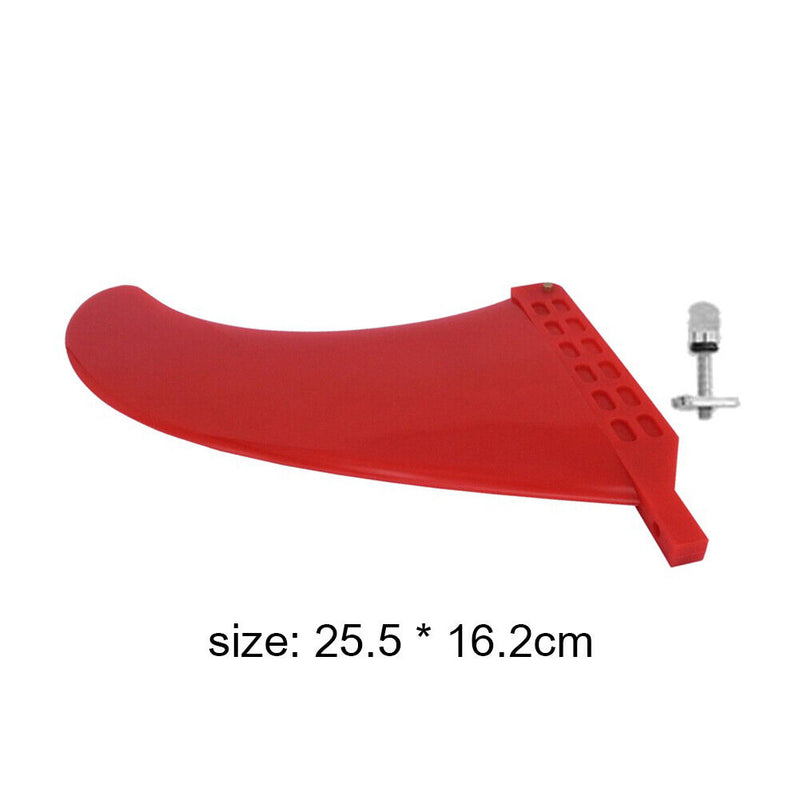9in Surfing Tail Fin Removable Paddle Rudder Surfboard Stabilizer (Red) Newly