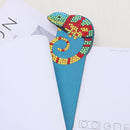 DIY Diamond Painting Leather Bookmark Mosaic Special-shaped Drill Craft Art Gift