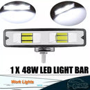 2pcs Car LED Work Light Headlights 48W 16LED Off Road Vehicle Spotlight