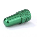Aluminum Alloy Bike Tire Gas Nozzle Valve Cap Cycling Dust Cover (Green) Newly