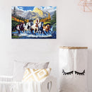 Painting By Numbers Kit DIY Gallant Horse Canvas Oil Art Picture Home Decor