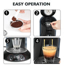 Bar Refillable Capsule Coffee Capsule Stainless Steel Reusable Pods For Senseo