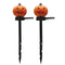 2 Pack Solar Powered Jack-O-Lantern Gar Halloween Decorations Outdoor~