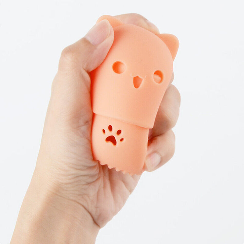 Silicone Beauty Sponge Storage Box Makeup Accessories Display Rack for Vacation