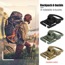 Multifunctional D-ring Backpack Carabiner Rotatable Outdoor Hiking Clip Buc