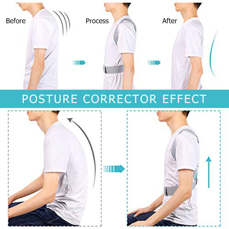 Humpback Correction Belt Back Brace Orthosis Spinal Posture Corrector (L)