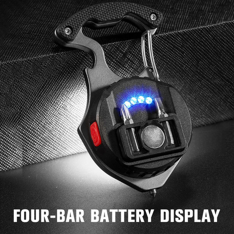 800 Lumens Mini COB Flashlights Bright Rechargeable Keychain Small Flashlight`