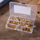 M5/M6/M8/M10 Copper Terminals Ring Lugs Wire Crimp Connector Kit (300pcs) Newly
