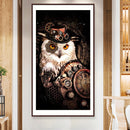 Full Round Drill Diamond Painting Owl Mosaic Kits Picture Rhinestone Artwor
