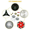 Metal Set Durable Cutter Blade Nut Replacement Fixing Kit Strimmer Brush