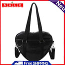 Fashion Women Messenger Bag Love Shaped PU Handbag Street Travel Shoulder Packs