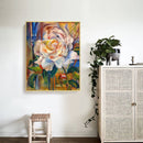 DIY Mosaic Rhinestone Drawing Blooming Flowers Full Drill Diamond Painting De