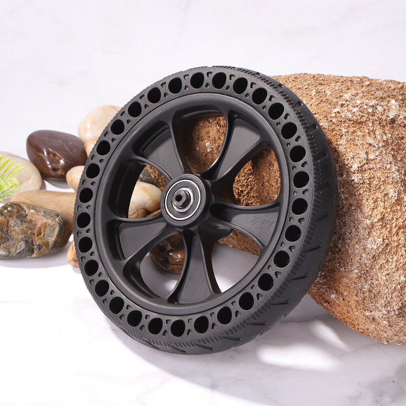 Shock Absorption Scooter Solid Tires with Axle Anti-Skid Hollow Vacuum Tyre Part