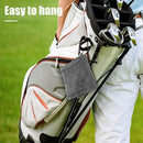 Microfiber Golf Ball Cleaning Towel Golf Club Wiping Cloth Cleaner (Grey)