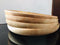 Wooden Round Dinner Plate Food Desert Tableware Serving Tray Snack Holder
