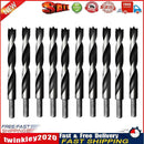 10pcs High Carbon Steel Straight Shank Twist 3 Brad Point Drill Bits (3mm) Newly