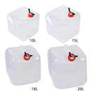 Collapsible Water Storage Container Drinking Bag for Hiking Fishing (10L)