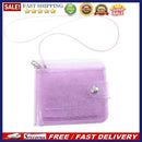 Transparent Jelly Purse Women PVC Clear Short Purse Glitter Wallet Card Holde