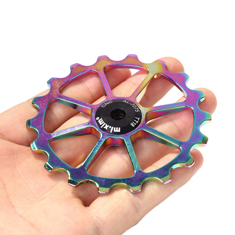 Mi Xim Mountain Bike Rear Derailleur Bearing Pulley Guide Wheel (Multi 18T)