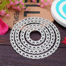 4pcs Metal Cutting Dies Stencil for DIY Scrapbooking Photo (Round Butterfly