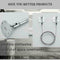Wall Mounted Laundry Line Rope Clothes Rack Drying H Retractable Wire F1X7