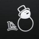 Snowman DIY Metal Stencil for Scrapbook Embossing Craft Cutting Die