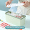 Ice Tray - Ice Cube Tray with Lid and Bin (3 Trays 1 Ice Bucket & Scoop)