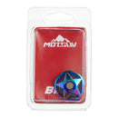 #A MTB Bicycle Front Fork Cap Aluminum Alloy Star-shaped Gas Nozzle Caps Accesso