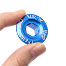 MUQZI CNC Bicycle Crankset Arm Fixing Nut Bolt Cap MTB Bike Crank Cover Screw