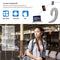 Bone Conduction Headphone Bluetooth-compatible 4.1 with Mic Lightweight Open-Ear