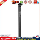 Bike Seat Post MTB Folding Bicycle Ultralight Seatpost (27.2x400mm Black) Newly