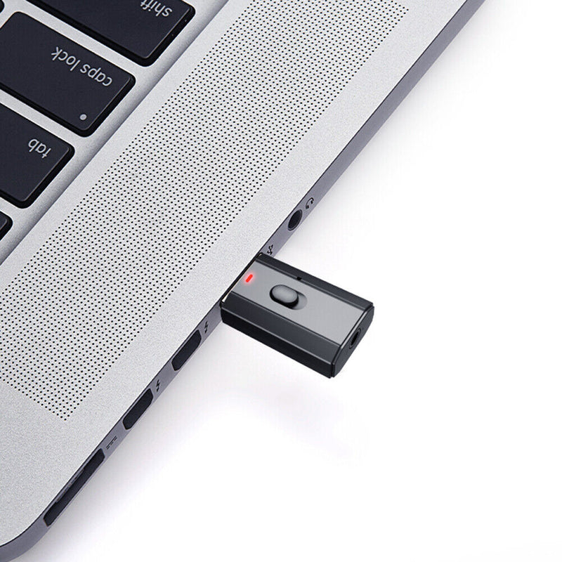 T7-5 USB 3.5mm Bluetooth Audio Receiver Transmitter Adapter for Car PC Speaker