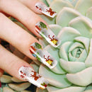 Transfer Foil Nails Stickers Adhesive Manicure Tips Pattern Decals DIY Nail Art