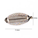 Hair Accessories Women Headwear Crystal Hair Clip Ponytail Hairpin Banana Clip