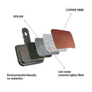 Mountain Bike Metal Disc Brake Pads for Shimano M446 355 395 BB5 (TP-07D)
