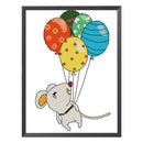 Partial Embroidery Little Mouse DIY Stamped Canvas 14CT Needlework Sets Gifts