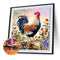 5D DIY Full Drill Diamond Painting Standing Cock Cross Stitch Embroidery Newly