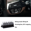 YJ-FB017 Automotive Circuit Blade Fuse Box 6 Ways Car Boat RV Block Holder