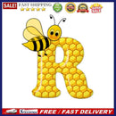 5D DIY Diamond Painting Kits Bee Letter R Full Round Drill Wall Decor Art Cra