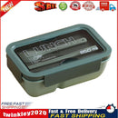 Microwave Lunch Containers Box with Compartments Food Container (Green) Newly