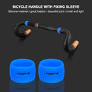 2pcs Bike Handlebar Tape Ring Anti-Skid Bicycle Handle Strap Sleeve (Blue)