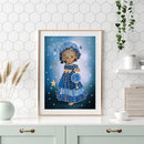 Diamond Painting Kit Girl Elf Sprite 5D Partial Special Rhinestone Picture