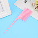 Plastic One-Way Hair Dyeing Tail Comb Hairdressing Highlighting Sectioning Brush