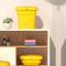 #A Small Yellow Duck Automatic Washing Machine Portable for Intimate Clothes Soc