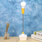 5pcs E27 LED Holder Universal Flexible Extension Lamp Socket(Yellow)
