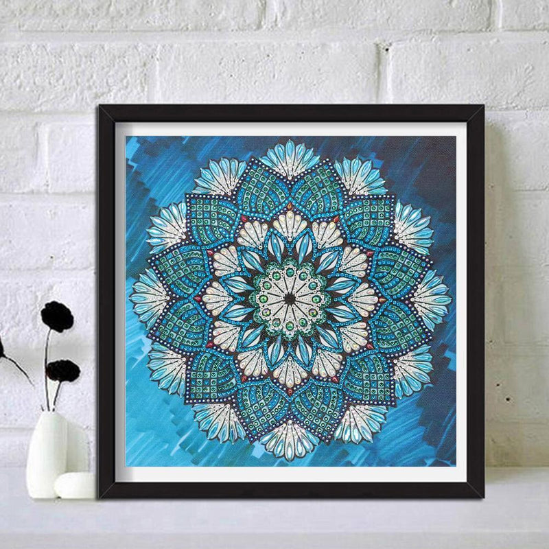 5D DIY Special Shaped Diamond Painting Mandala Cross Stitch Kits (KY006) Newly