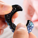 Buckle Plastic Mini Claw Headband Ponytail Holder Hair Clip Crystal Hairband
