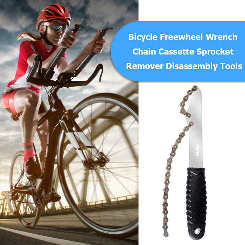 Bicycle Freewheel Wrench Chain Cassette Sprocket Remover Disassembly Tools Newly