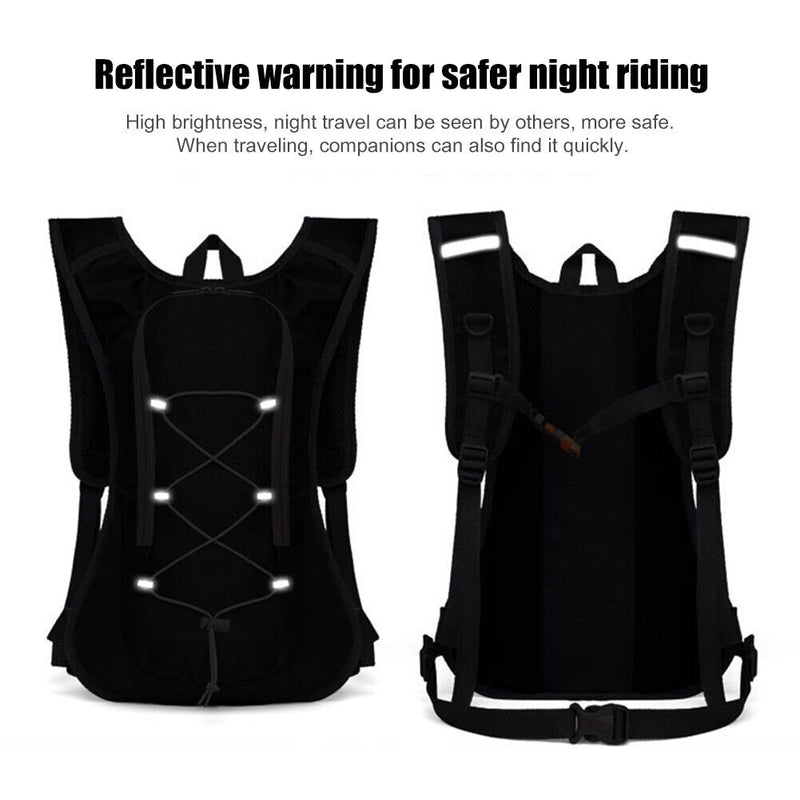 Outdoor Sports Cycling Water Bag Hydration Pack Bladder Backpack (Black) Newly